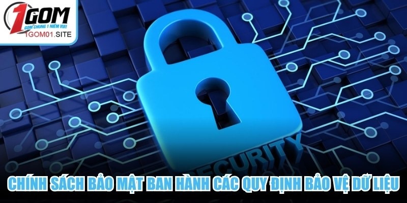 Chính sách bảo mật ban hành các quy định bảo vệ dữ liệu giao dịch tài chính 