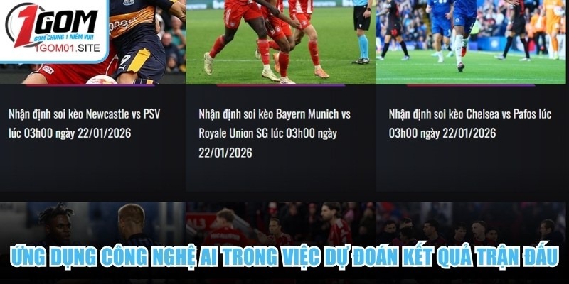 Ứng dụng công nghệ AI trong việc dự đoán kết quả trận đấu