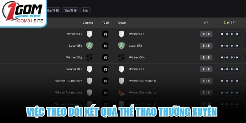 Việc theo dõi Kết quả thể thao thường xuyên giúp bạn rèn luyện tư duy nhạy bén